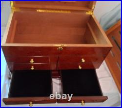 Cigar Humidor Wood Chest Box Storage for Cigars by Quality Importers