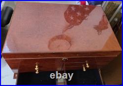Cigar Humidor Wood Chest Box Storage for Cigars by Quality Importers