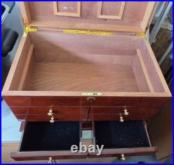Cigar Humidor Wood Chest Box Storage for Cigars by Quality Importers