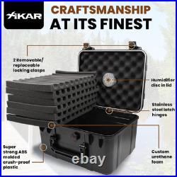 Cigar Travel Humidor Case Crushproof Airtight Waterproof Cigar Case with Magne