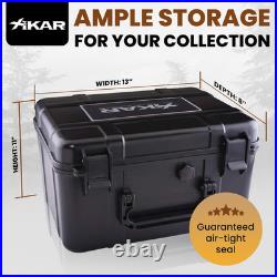 Cigar Travel Humidor Case Crushproof Airtight Waterproof Cigar Case with Magne