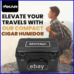 Cigar Travel Humidor Case Crushproof Airtight Waterproof Cigar Case with Magne