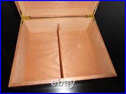 Cigar humidor wood box 25 Count New in Box