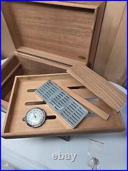 Cigar humidor wood display box Checkered