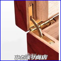 Cigarette Case Cigar Box Humidor Wood Transparent New