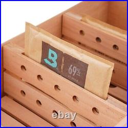 Cigarism Spanish Cedar Fermentation Cigar Humidor Box 120 Count Cn