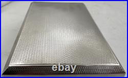 Cohen & Solomon English Sterling Silver 1918 Cigar Box/ Humidor Art Deco Style Cohen & Solomon English Sterling Silver 1918 Cigar Box/ Humidor Art Deco Style