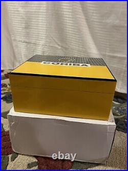 Cohiba 25+ Count Cigar Humidor Box Cabinet Humidifier Spanish Cedar Beautiful