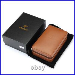 Cohiba 4ct Leather Cigar Case Box Humidor Cigar lighter Cutter Travel Set Gift