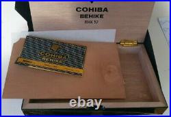 Cohiba Behike BHK 52 Empty Wooden Box Humidor Velvet Cover & Carton New