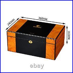 Cohiba Cigar Humidor 80-100cts Cigars Storage Box Case with Humidifier Hygrometer