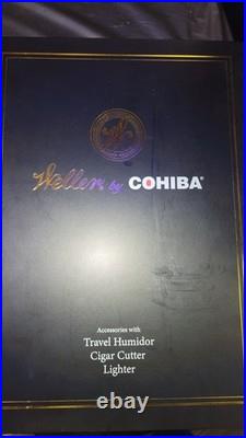 Cohiba Humidor Wallers Gift Box With Limited Lighter Beautiful Cutter 3in1