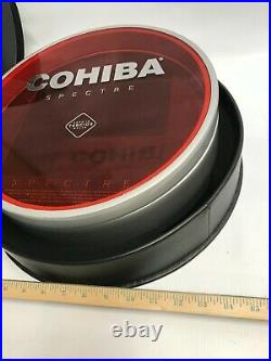 Cohiba Spectre Empty Cigar Box Humidor Large Round Case with Magnetic Top Very U