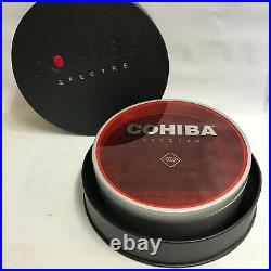Cohiba Spectre Empty Cigar Box Humidor Large Round Case with Magnetic Top Very U