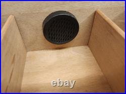 Contemporary Wood Inlaid Cigar Humidor Box