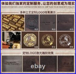Crazy Horse Leather Cigar Case 4 Count Travel Humidor Zipper Wrist Cigar Box