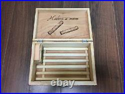 Cuba Themed Wooden Cigar Humidor Box With Hygrometer