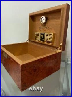 Cuervo Sobrinos Watch Box Storage Case Wooden Humidor up to 100 cigars