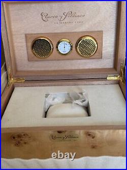 Cuervo y Sobrinos Watch Box /Humidor Cigar Box! Brand New