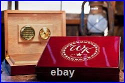 Customized Humidor, Personalized Cigar Box for Father, Groom, Birthday