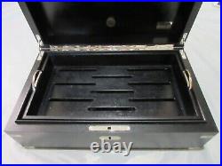 DAVIDOFF Luxury Goods Boxed Humidor Cigar Cigarette Storage Case + Key Used