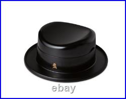 Davidoff Black Winston Churchill Hat Humidor and Ashtray, New In Box