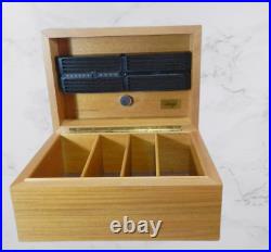 Davidoff Cigar Strage Box Humidor Wood Brown Geneva Luxury Japan Used
