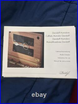 Davidoff No. 4 Acajou Rouge (Red Mahogany) Humidor with box & key