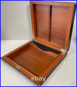 Davidoff humidor Cigar Case black brown without box Davidoff humidor Cigar Case black brown without box