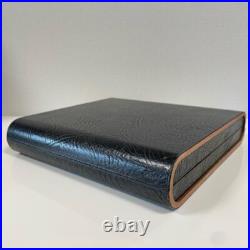 Davidoff humidor Cigar Case black brown without box Davidoff humidor Cigar Case black brown without box