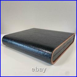 Davidoff humidor Cigar Case black brown without box Davidoff humidor Cigar Case black brown without box