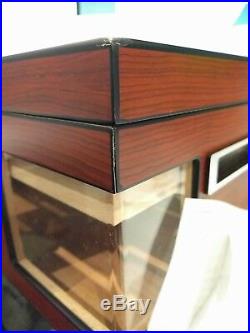 Defects Hand Made 120 Count Cigar Humidor Box Wood Cedar Humidifier Hygrometer 4