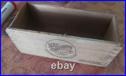 Desktop Humidor Agresti Cigar Box Inlay Burl Briar Wood Brass Key Lock Italy 13