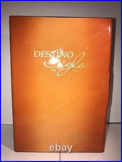 Destiny Del Siglo de Familia Opus X Arturo Fuente Wooden Cigar Box empty orange