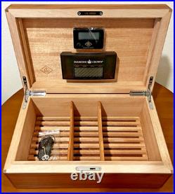 Diamond Crown Drake 90 Count Cigar Humidor Brand New In Gift Box