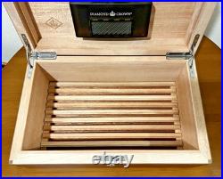 Diamond Crown Drake 90 Count Cigar Humidor Brand New In Gift Box