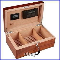 Diamond Crown Drake 90 Count Cigar Humidor Brand New In Gift Box