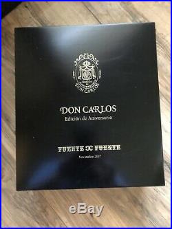 Don Carlos Fuente Cigar Humidor Anniversary 2007 Prometheus Limited Edition
