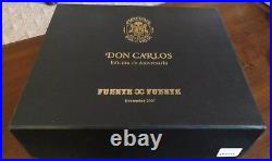 Don Carlos Fuente Cigar Humidor Anniversary 2007 Prometheus Limited Edition