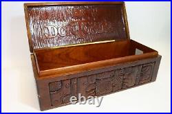 Don Tomas Vintage Hand Carved Cigar Box Humidor