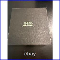 Drew Estate Tour De Liga Crystal Cigar Ashtray Humidor Supreme Square Glass Box