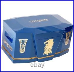 Drew Estate Undercrown Luxury Cigar Humidor Navy Royal Blue Excellent Condition