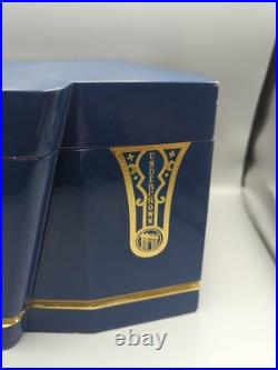 Drew Estate Undercrown Luxury Cigar Humidor Navy Royal Blue Excellent Condition Drew Estate Undercrown Luxury Cigar Humidor Navy Royal Blue Excellent Condition