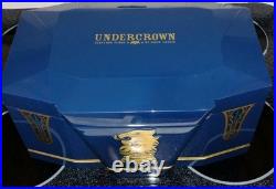 Drew Estate Undercrown Luxury Cigar Humidor Navy Royal Blue Excellent Condition