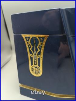 Drew Estate Undercrown Luxury Cigar Humidor Navy Royal Blue Excellent Condition Drew Estate Undercrown Luxury Cigar Humidor Navy Royal Blue Excellent Condition