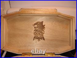 Drew Estate Undercrown Luxury Cigar Humidor Navy Royal Blue Excellent Condition