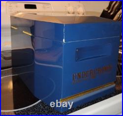 Drew Estate Undercrown Luxury Cigar Humidor Navy Royal Blue Excellent Condition