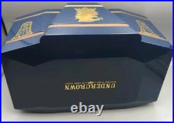 Drew Estate Undercrown Luxury Cigar Humidor Navy Royal Blue Excellent Condition Drew Estate Undercrown Luxury Cigar Humidor Navy Royal Blue Excellent Condition