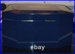 Drew Estate Undercrown Luxury Cigar Humidor Navy Royal Blue Excellent Condition
