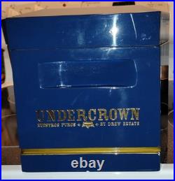 Drew Estate Undercrown Luxury Cigar Humidor Navy Royal Blue Excellent Condition